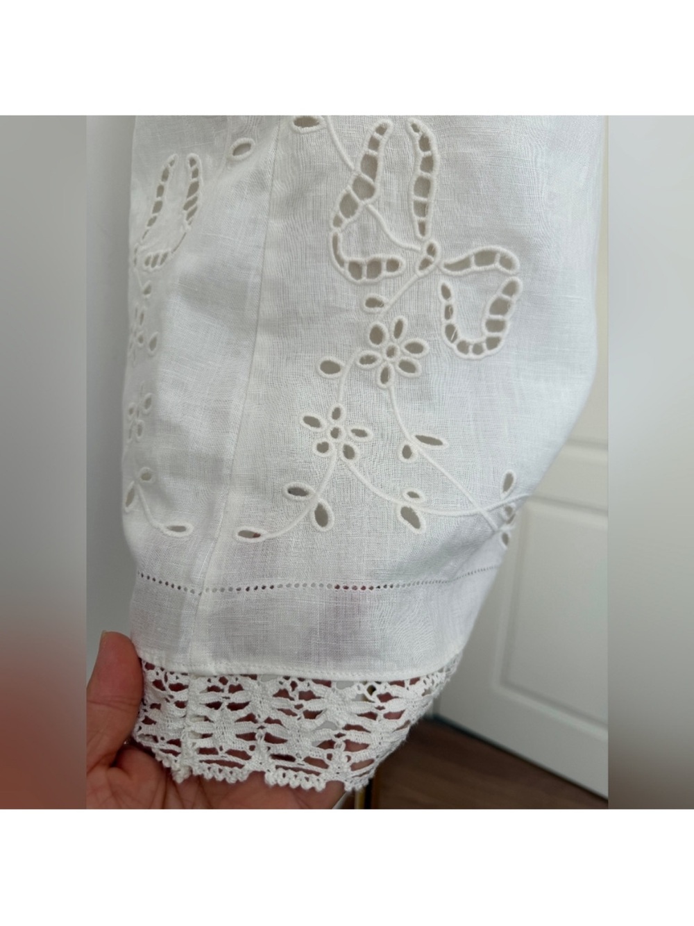 DOEN lucina embroidered linen mini dress - Picture 5 of 5